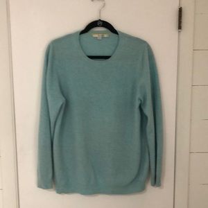 Boden light blue cashmere sweater. Size 14 US/18 UK